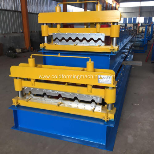 Galvanized roof wall steel tile roll forming machine